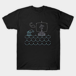 Viking ship Ocean T-Shirt